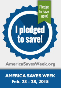 Pledge to save money